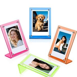 16 Mini Acrylic Clipboard Photo Frames